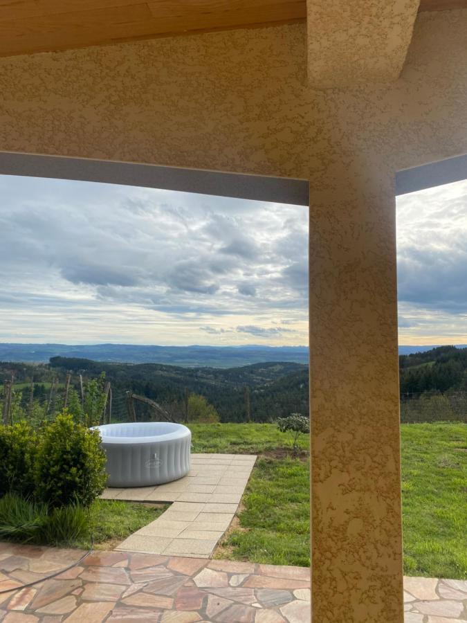 Saint-Hilaire  Vue Panoramique & Jacuzzi Priveヴィラ エクステリア 写真